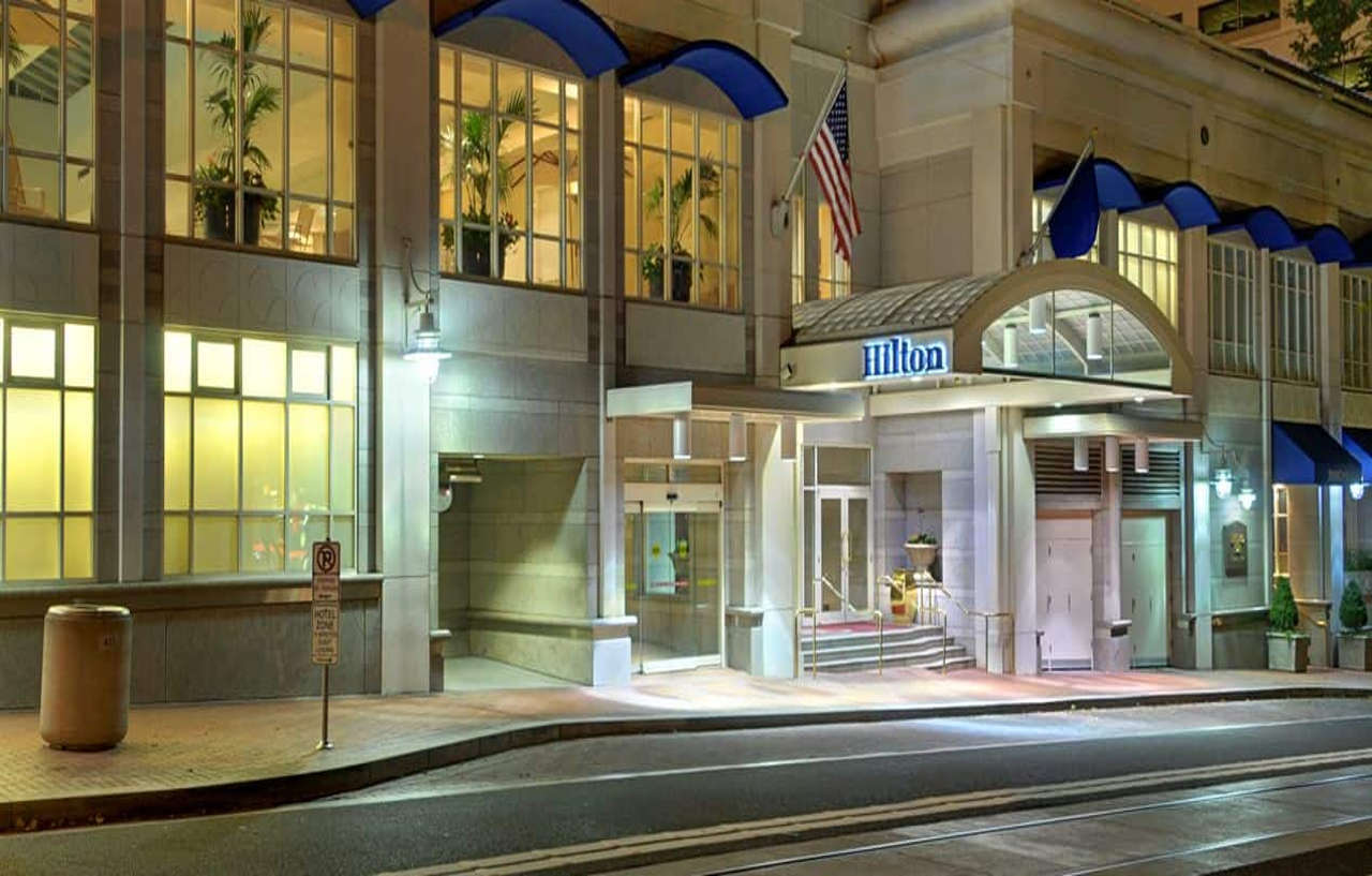 Hotel Hilton Portland Downtown Exterior foto
